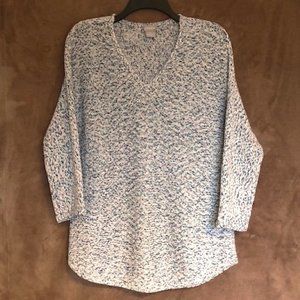 Chico's Multi-Hued V Neck Pastel Sweater